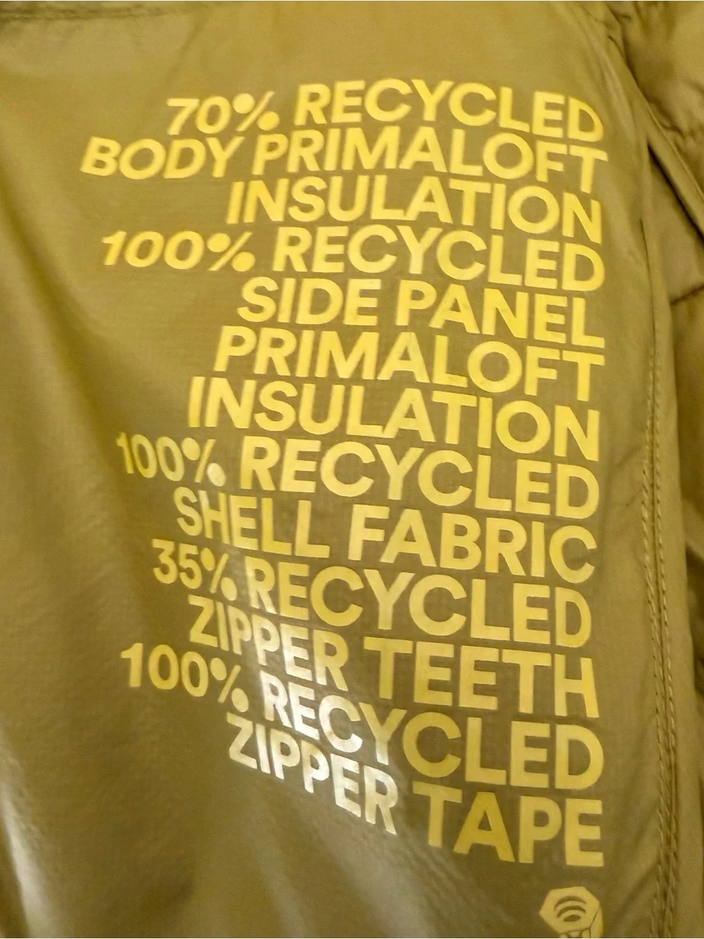 Mountain Hardwear Ghost Shadow Hooded Jacket Mens M Olive PrimaLoft Insulated Fu